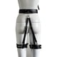 thumbnail image 1 of 1pc Sexy BDSM Leather Harness with Thigh Garter and Sword Belt for Women - Gothic Body Stocking and Bondage Lingerie, 1 of 2