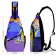 thumbnail image 2 of Hombre Servilleta Riñonera Bandolera con Estampado Integral para Hombres y Mujeres, Bolso Cruzado Gráfico de Tendencia, Mochila de Hombro Streetwear para Ciclismo y Deportes, Riñonera Versátil Casual, 2 of 6