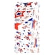 thumbnail image 1 of Mantel Estrellas Fiestas Patrias Chile 137x274cm Cotillon, 1 of 3
