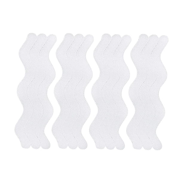12 pegatinas impermeables antideslizantes para bañera, pegatinas de seguridad transparentes, tiras antideslizantes de cinta de seguridad fuerte para