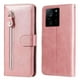 thumbnail image 4 of Funda con Cremallera para Xiaomi 13T Pro, Carcasa Cartera de Cuero PU con Soporte y Tarjetero, 4 of 6