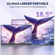 thumbnail image 4 of Monitor portátil COOLHOOD de 47 cm 120 Hz FHD USB‑C HDMI, 4 of 9