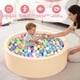 thumbnail image 4 of SIUUHOVS Piscina de Pelotas de Espuma para Bebés, 35.4" x 11.8" para Niños Pequeños, Mocha, 4 of 5