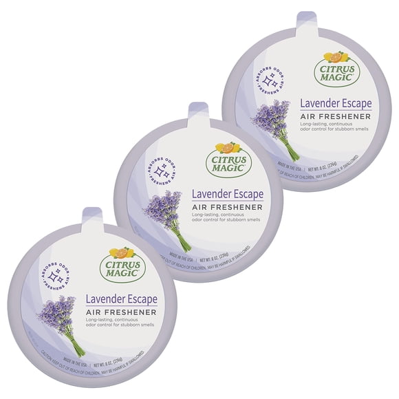 Ambientador Citrus Magic Olor Absorbe Lavanda 240 ml x3