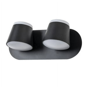 Hb Led - Apliqué Elegante Doble Decorativo Led Movible 10W Negro