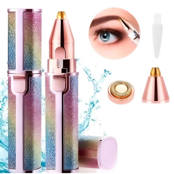 Depiladora De Vello Facial Removedor Cejas Labio Recargable Portatil multicolor