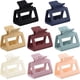 thumbnail image 1 of 8 Pcs 5x5cm Pequeños Clips de Garra de Cacampanao Cuadrados Abrazaderas de Cacampanao Rectángulo Antideslizantes Esmerilados Garras de Estilo de Cacampanao Clips de Mandíbula Mujeres Girls Grueso y De, 1 of 6