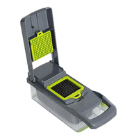 Genérico - Picadora Ralladores Cortador De Verduras Fruta Manual Verde