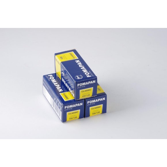 Película Foma Fomapan 100 Classic en blanco y negro, 120 rollos