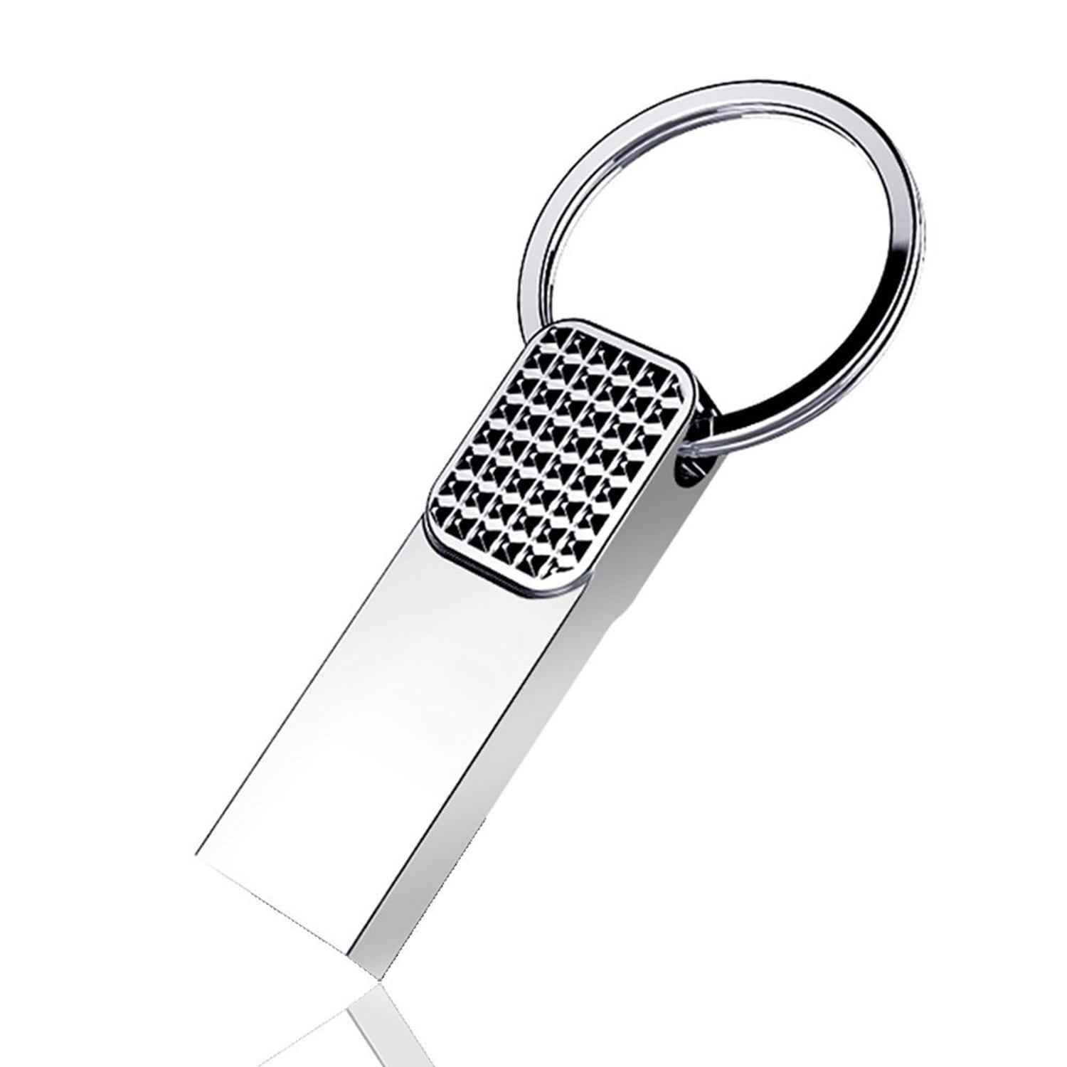 Genérica - Pendrive 2tb Usb 3.0 Con Llavero Plateado
