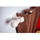 thumbnail image 5 of Set Simple De Barra Para Cortina 2,00 Mt Fijo De Madera Diámetro 25 Mm Terminal Bola Color Marfil, 5 of 6