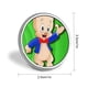 thumbnail image 2 of Insignia Desmarcar El Show De Porky Pig 2.8 cm, 2 of 6
