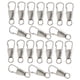 thumbnail image 1 of Tirador De Cremallera Desmontable De 20 Piezas Para Botas De Abrigo Clip De 4 Colores Plateado, 1 of 3