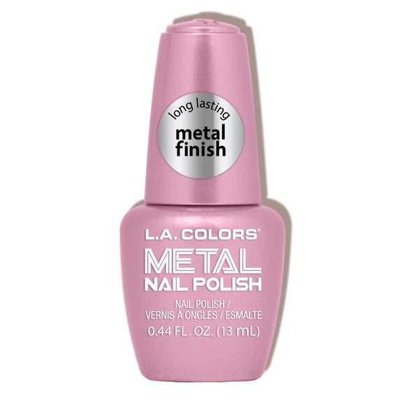 Esmalte de uñas L.A. COLORS Metal Crystal Pink CNL64