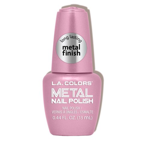 Esmalte De Uñas L.A. Colors Metal Crystal Pink Cnl64