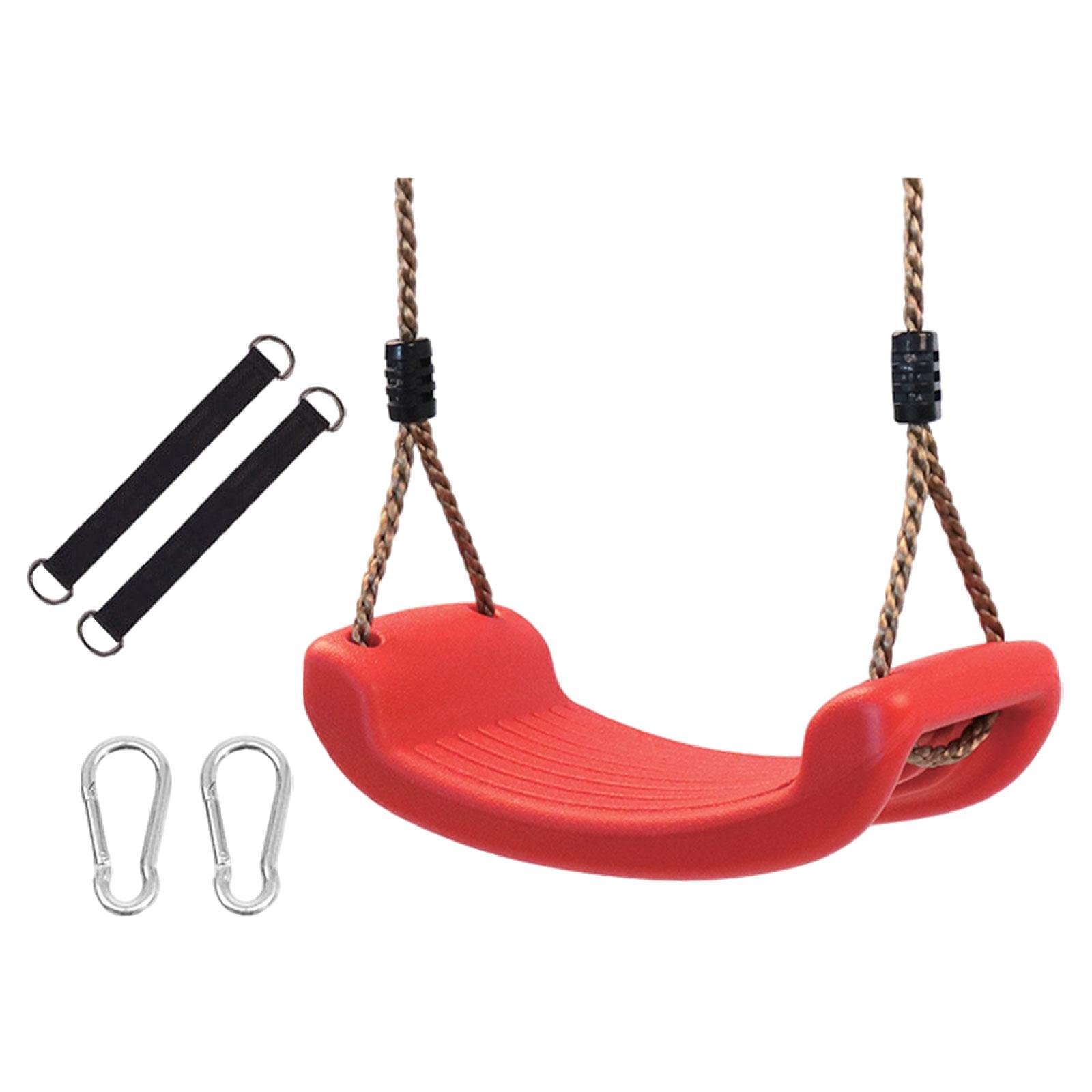 Magideal - Asiento De Columpio Para Niños, Antideslizante, Para Interiores Y Exteriores, Ideal Para La Jungla. Rojo
