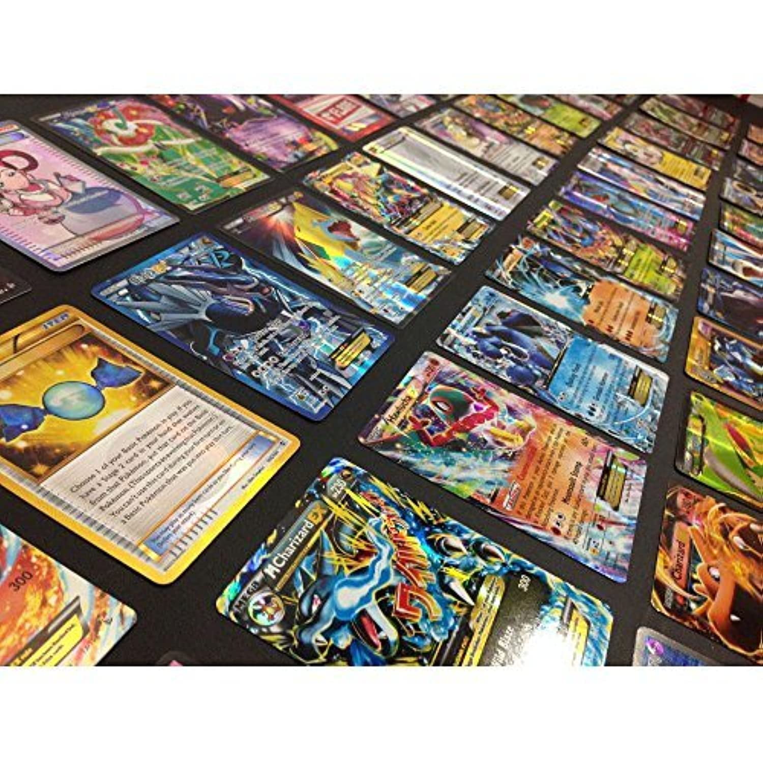 Juego De Cartas Coleccionables Pokémon 100 Card Lot Rare, Holo Y Ex