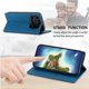 thumbnail image 4 of Funda tipo cartera con bloqueo RFID para iPhone 17 Pro Con tapa abatible, portatarjetas, cierre magnético, TPU y soporte Azul, 4 of 6