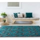 thumbnail image 2 of Alfombra decorativa United Weavers Bristol Heartland Turquesa, 2 of 5