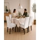 thumbnail image 3 of Juego De 6 Fundas Para Sillas De Comedor Ajustables Texturizadas, 3 of 6