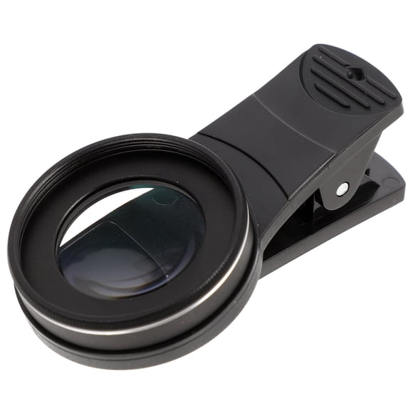 Lente macro de 15X Hemobllo para teléfono con clip de sujeción – Lente externa de alta definición para fotografía de flores, joyas e insectos – Accesorio portátil de aumento
