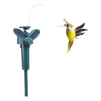 Genérico - Pack X 6 Estaca Colibrí Solar Decoración Patio Jardín Azul