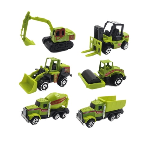 Magideal - 6 Piezas Mini Vehículo De Granja De Juguete, Pequeños Juguetes De Construcción, Vehículos De Construcción Tractores Juguetes Para Niños Decoración De