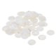 thumbnail image 5 of Botón de coser de 50 piezas Botón de costura de 2 agujeros para suéter blanco, 5 of 5