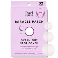 Pimple Patches Rael Miracle Overnight Spot, 52 Unidades