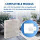 thumbnail image 2 of Almohadilla para humidificador ZHONG MERV A04-1725-052 – Pack de 2 unidades, blanco, 2 of 7