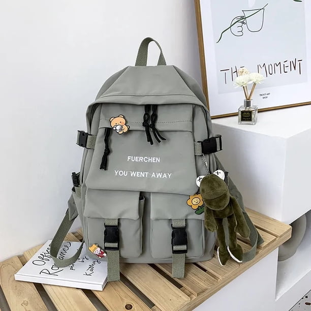NEW School Bags Multifunction Women Backpack Teenager Girls Laptop Backpack Student Shoulder Bag Korean Style Schoolbag