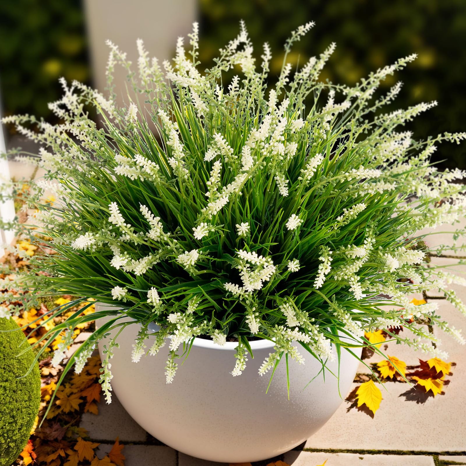 Hierba Artificial Con Forma De Mono Ammyoo Para Decoración De Exteriores