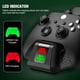 thumbnail image 3 of Estación de carga de batería recargable para mandos Xbox Series X/S y Xbox One/S/X/Elite, incluye 2 baterías de 1800 mAh y base de carga con 4 cubiertas de batería-Negro, 3 of 7