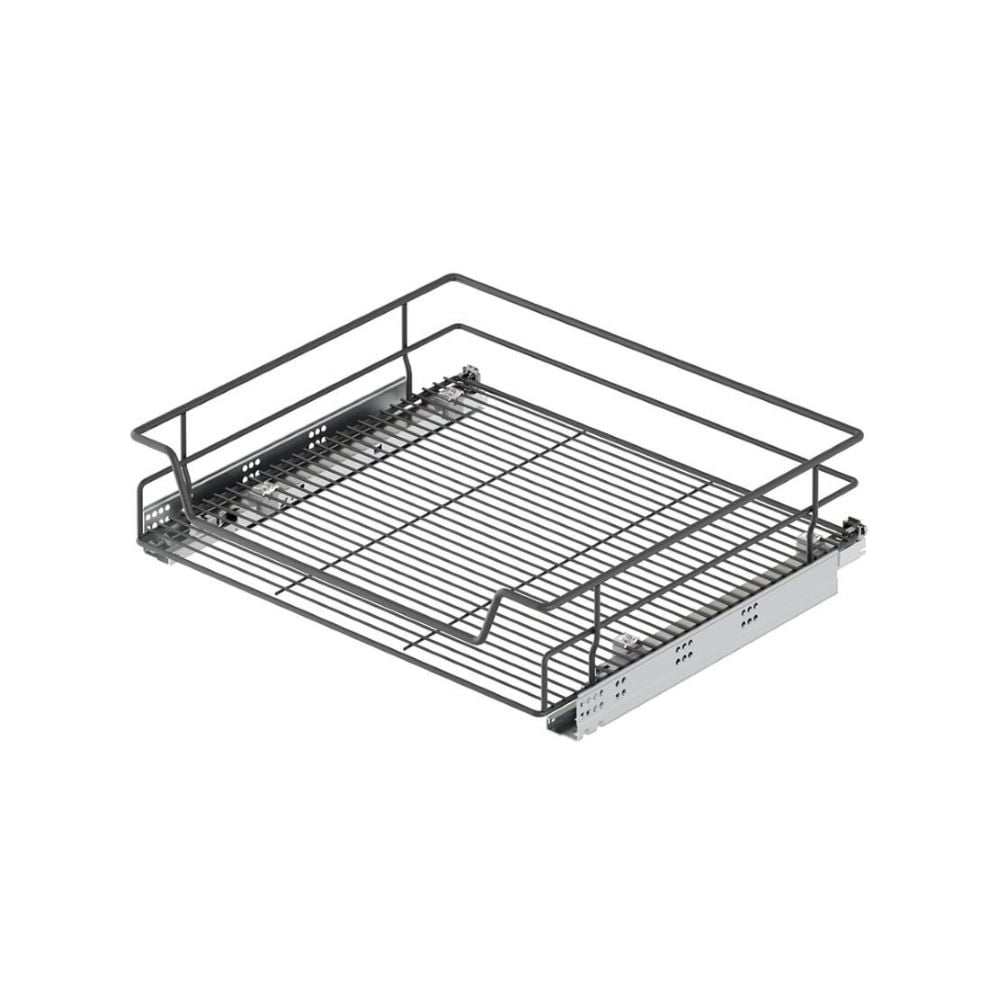 Starax - Cesta Extensible Con Guia Tandem Blum 60 Cm Cromo