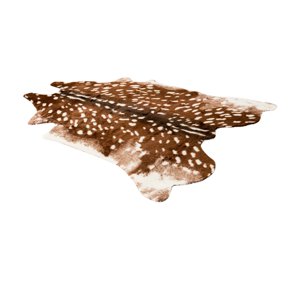 Bothyi - Alfombra De Imitación De Ciervo Ecológica, Imitación Rústica Para Sala De Estar, Dormitorio, Entrada