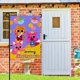 thumbnail image 2 of PINKFONG -bandera de jardín temática. Regalo perfecto para fans, amigos y familiares, ideal para actividades al aire libre y decoración de fiestas.28CM*45CM, 2 of 5