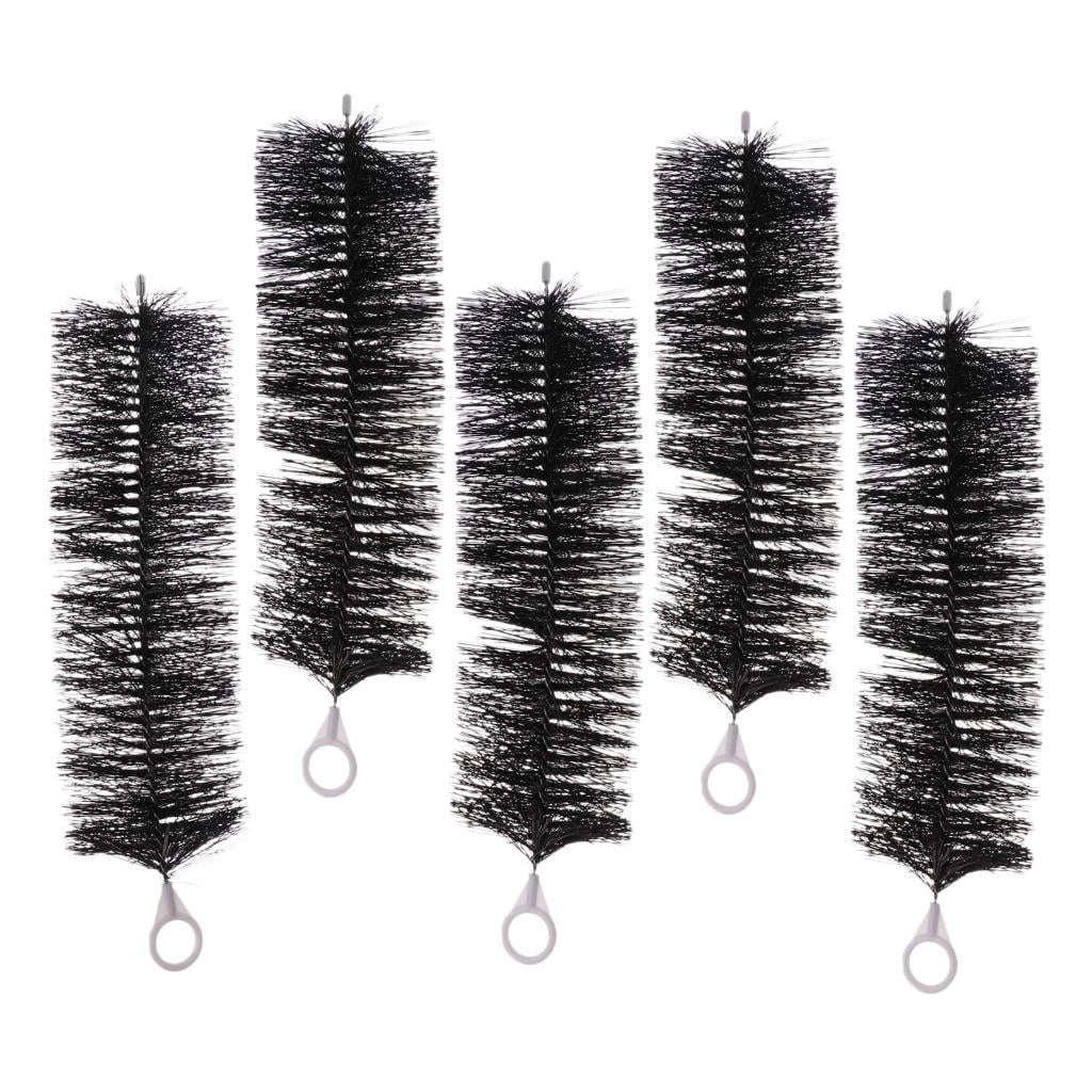 5 Cepillos Para Filtro De Acuario, Limpiador De Tuberías De Acero Inoxidable, 33 Cm