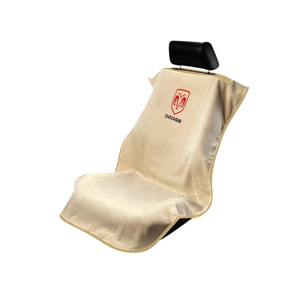 Protector de asiento de coche Toalla Seat Armour para Dodge, color canela