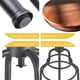 thumbnail image 2 of Taburete de Bar Lokkhan Industrial Vintage Giratorio Madera y Metal Juego de 2, 2 of 3