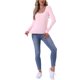 thumbnail image 2 of INSPIRE CHIC Camisetas térmicas para mujer Capa base Mangas largas Ropa interior Otoño Invierno Pijamas Tops Camiseta básica XL Rosa, 2 of 6
