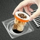 thumbnail image 1 of 1pc, Shower Floor Drain Backflow Preventer Anti-Odor One Way Drain Valve Sewer Core Drainage Insert Drain Plug Bathroom Accessories, 1 of 2