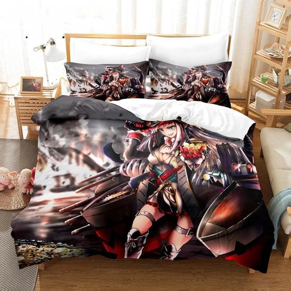 Azur Lane Bedding Set Bed Set Adult Kid Bedroom Duvet cover Sets bed sheet set