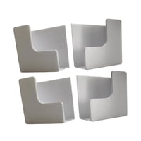 Ioensy - Soporte Para Báscula De Pared, Organizador Para Gimnasio, Baño Y Cocina, Color Blanco