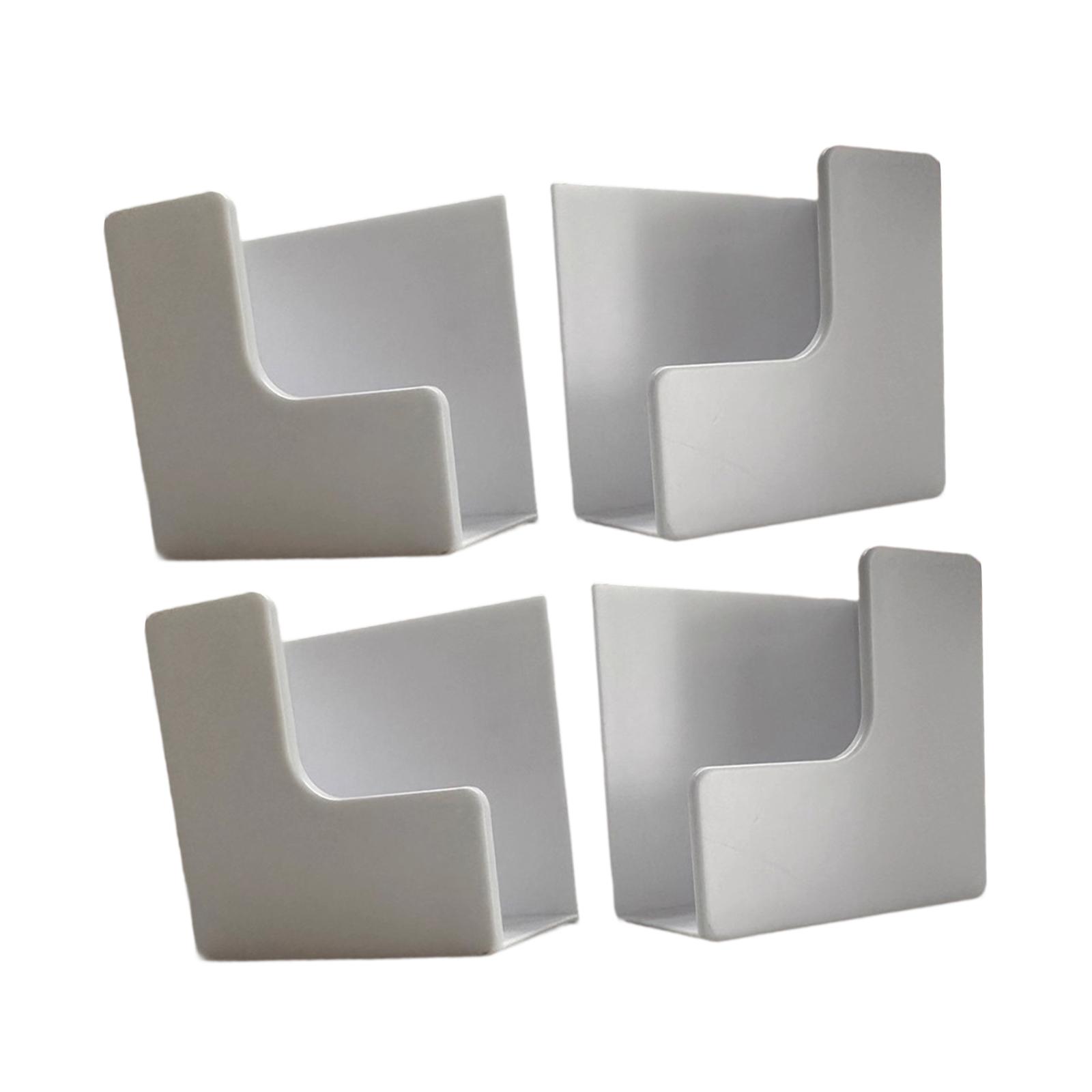 Ioensy - Soporte Para Báscula De Pared, Organizador Para Gimnasio, Baño Y Cocina, Color Blanco