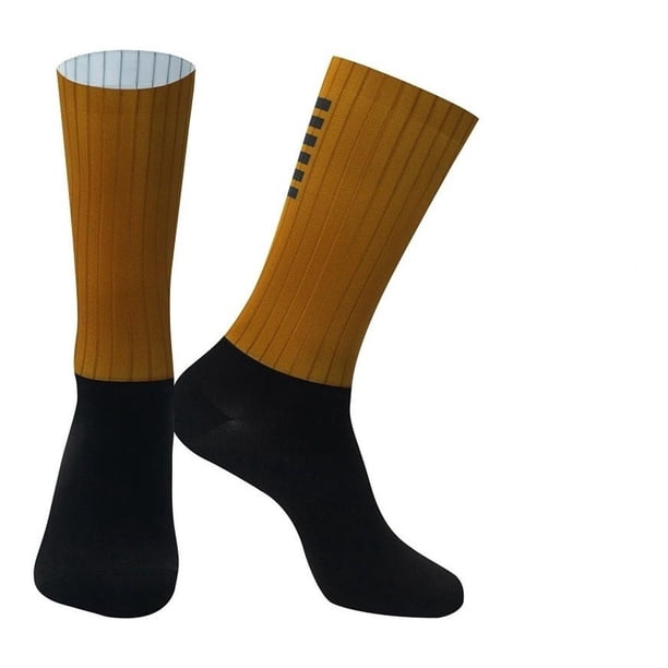 Calcetines Banda Silicona Antideslizantes Ciclismo Y Deporte cafe Talla única