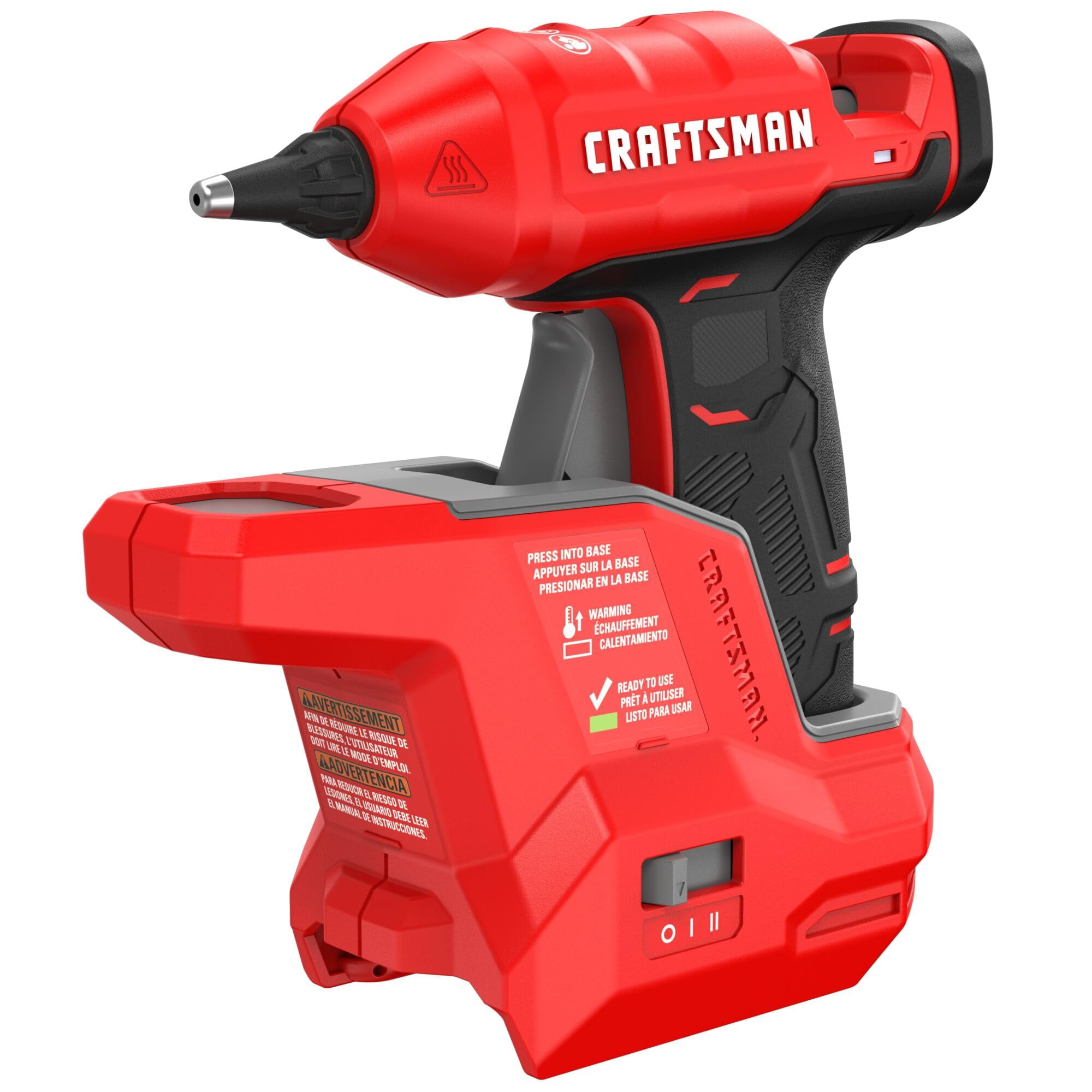 Pistola De Pegamento Caliente Craftsman V20 Mini Inalámbrica Con Luz Led Cmgl100b
