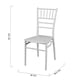 thumbnail image 3 of Silla Plástica Chiavari Blanca Terraza, 3 of 8