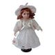 thumbnail image 1 of 30cm Figuras de mu?ecas de porcelana elegantes personas en vestido de princesa blanco, 1 of 5