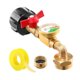 thumbnail image 5 of Adaptador De Codo De Repuesto De Gas De Metal Con Indicador Para Calentador De Mochilero De Camping, 5 of 5