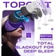 thumbnail image 2 of Antifaz para dormir TOPOINT Bluetooth 5.4 con peso y gel refrescante, 2 of 9